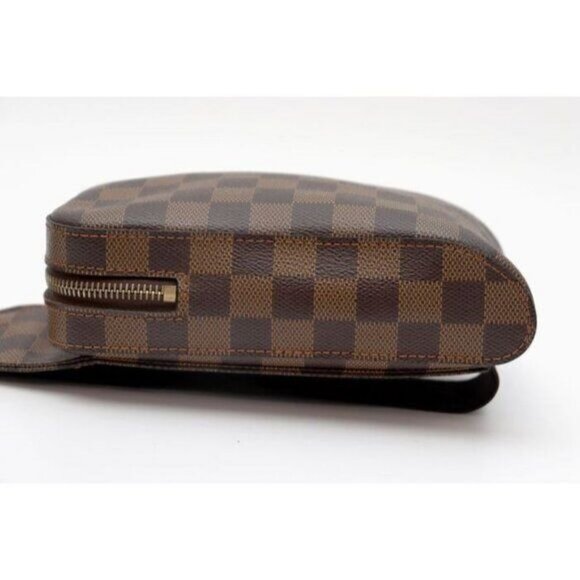 Authentic Louis Vuitton Geronimos Bum Bag Sling Bag Damier Ebene Crossbody Waist - Picture 7 of 16